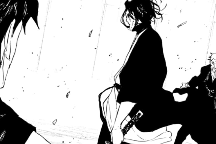 Lien du Manga Kagurabachi Chapitre 110 FR VF Scan, coup de poignard