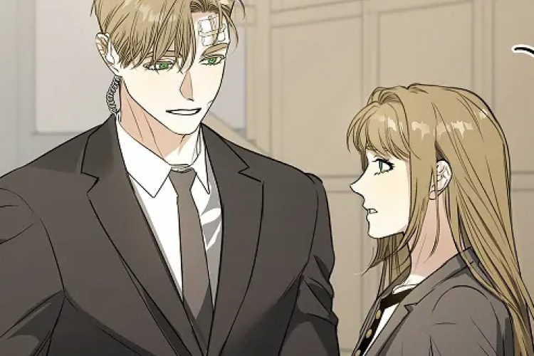 Liste des Manhwa BL Kiss Me If You Can Chapitre 32 Scan FR, Il est clair que Chase est jaloux de ça