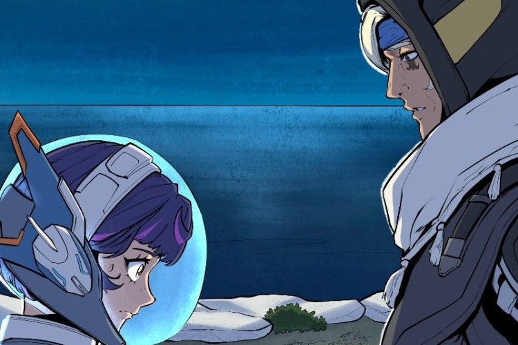 Le regard de Juno hésita ! Lien du Webtoon OVERWATCH : INDIVISIBLE Chapitre 6 Scan VF FR